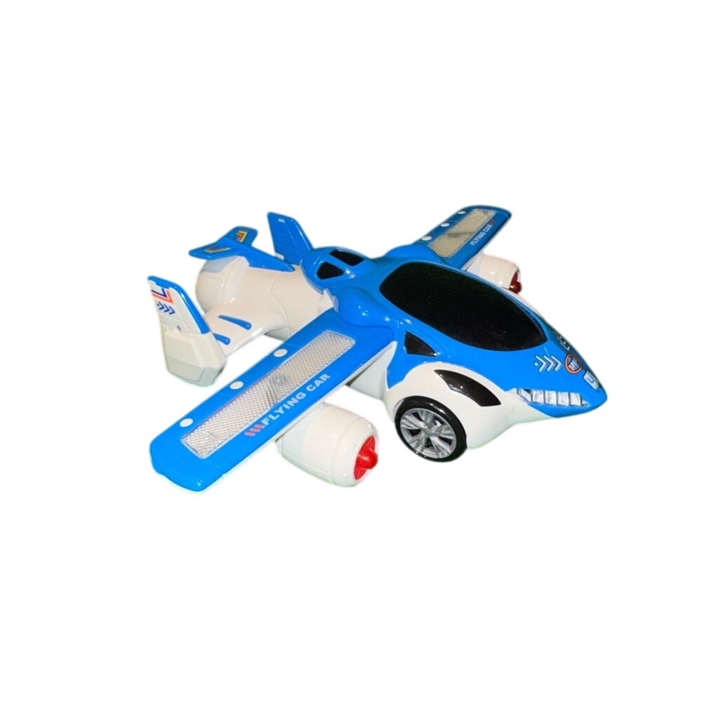 SOPOTUTU Electric Toy Cars Flying Car Toy Blue‎ White Futuristic Jet Vehicle